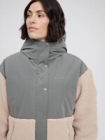 Mazine Damen Jacke Fabric Blocking Jacket light bottle/natural