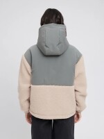 Mazine Damen Jacke Fabric Blocking Jacket light bottle/natural