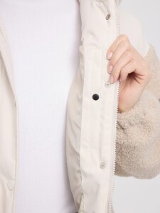 Mazine Damen Jacke Fabric Blocking Jacket moon/natural