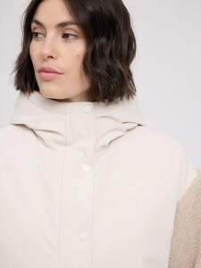 Mazine Damen Jacke Fabric Blocking Jacket moon/natural