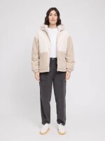 Mazine Damen Jacke Fabric Blocking Jacket moon/natural