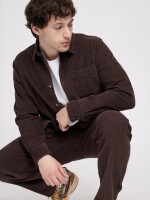 Mazine Herren Hose Corduroy Jogpants black coffee