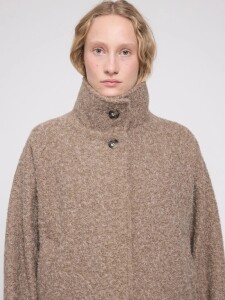 Mazine Damen Jacke Vegan Wool walnut