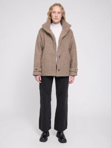 Mazine Damen Jacke Vegan Wool walnut