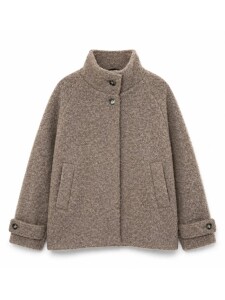 Mazine Damen Jacke Vegan Wool walnut