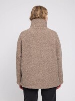 Mazine Damen Jacke Vegan Wool walnut