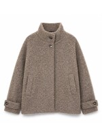 Mazine Damen Jacke Vegan Wool walnut