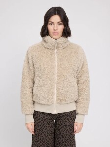 Mazine Damen Jacke Faux-Fur Blouson natural