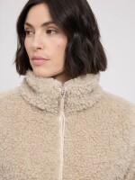 Mazine Damen Jacke Faux-Fur Blouson natural