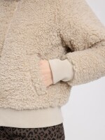 Mazine Damen Jacke Faux-Fur Blouson natural