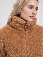 Mazine Damen Jacke Faux-Fur Blouson fawn