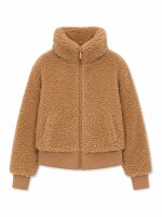Mazine Damen Jacke Faux-Fur Blouson fawn
