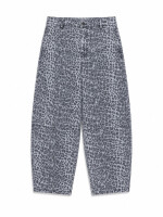 Mazine Damen Jeans Barrel Leg printed grey