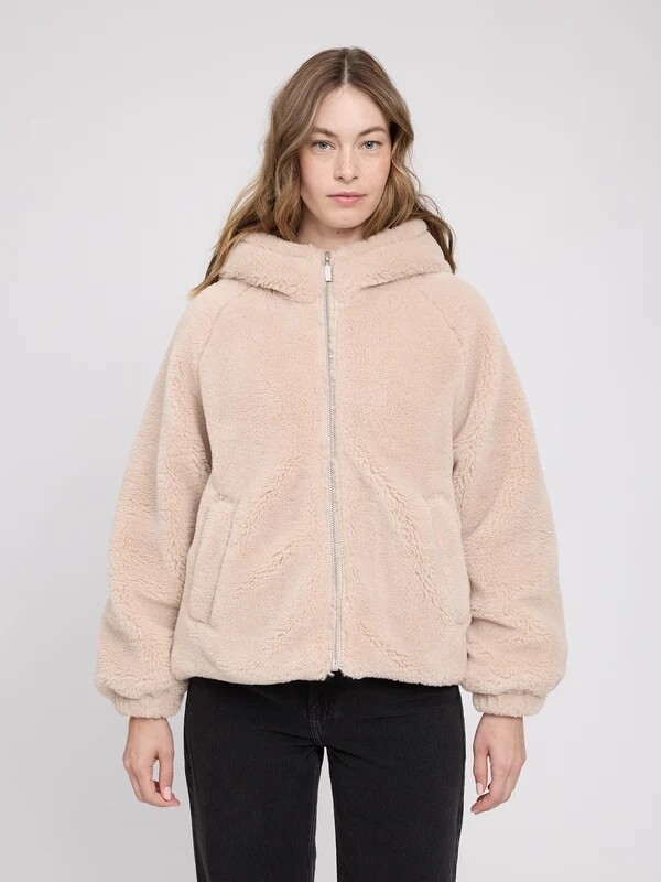Mazine Damen Jacke Faux-Fur Hooded Jacke box