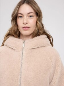 Mazine Damen Jacke Faux-Fur Hooded Jacket natural