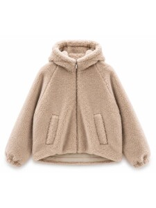 Mazine Damen Jacke Faux-Fur Hooded Jacket natural