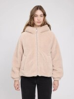 Mazine Damen Jacke Faux-Fur Hooded Jacket natural