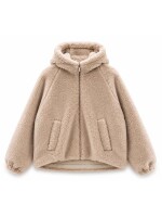 Mazine Damen Jacke Faux-Fur Hooded Jacket natural