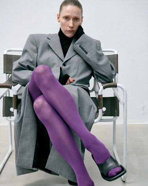 Swedish Stockings Strumpfhose Olivia Premium Fresh Purple