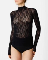 Swedish Stockings Damen Longsleeve Nova Lace black
