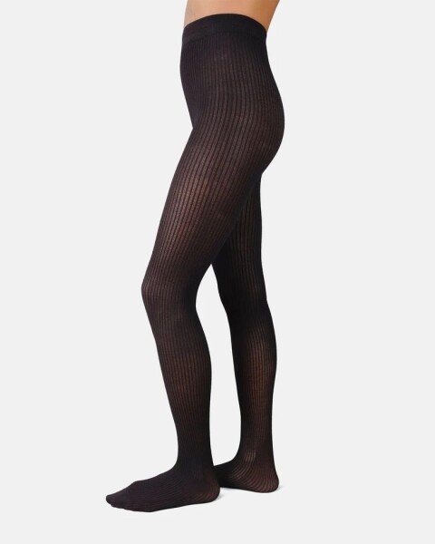 Swedish Stockings Strumpfhose Zoe Ribbed black