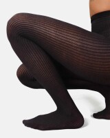 Swedish Stockings Strumpfhose Zoe Ribbed black