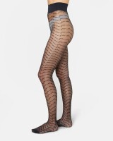 Swedish Stockings Damen Strumpfhose Mila Ruffle black
