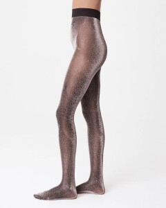 Swedish Stockings Damen Strumpfhose Tora Mauve/Silver