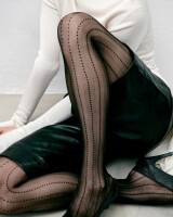 Swedish Stockings Damen Strumpfhose Viveca Stripe Black