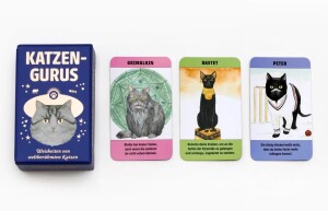 Laurence King Verlag Kartenset Katzen-Gurus mini
