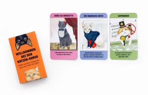 Laurence King Verlag Kartenset Katzen-Gurus mini