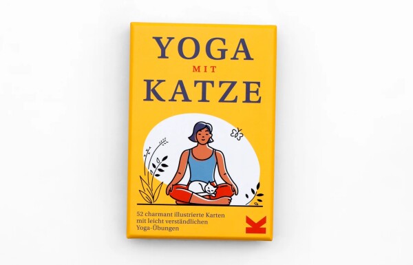 Laurence King Verlag Kartenset Yoga mit Katze