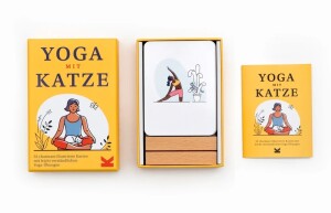 Laurence King Verlag Kartenset Yoga mit Katze