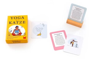 Laurence King Verlag Kartenset Yoga mit Katze