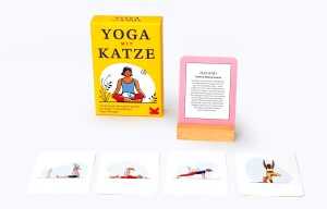Laurence King Verlag Kartenset Yoga mit Katze