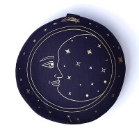 Phoenix Meditationskissen Mond marineblau