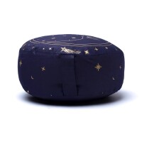 Phoenix Meditationskissen Mond marineblau