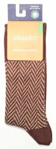 VNS Organic Herren Socken 1162 brown-beige