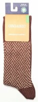 VNS Organic Herren Socken 1162 brown-beige