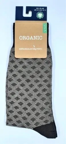 VNS Organic Herren Socken 1176 brown-beige
