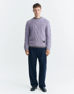 Thinking Mu Herren Pullover Julien Knitted Multicolor