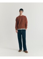 Thinking Mu Herren Pullover Santos Knitted brown
