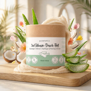 Puremetics Intensiv-Dusch-Fluff 3in1 Aloe Vera