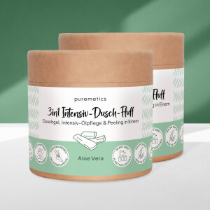 Puremetics Intensiv-Dusch-Fluff 3in1 Aloe Vera