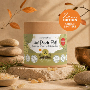 Puremetics Dusch-Fluff 3in1 Erdung: Rosmarin, Weihrauch...