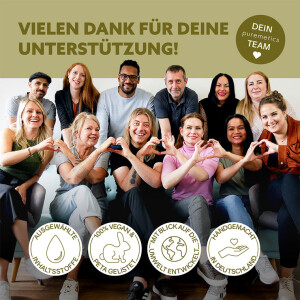 Puremetics Dusch-Fluff 3in1 Erdung: Rosmarin, Weihrauch & Tannennadeln