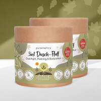 Puremetics Dusch-Fluff 3in1 Erdung: Rosmarin, Weihrauch & Tannennadeln