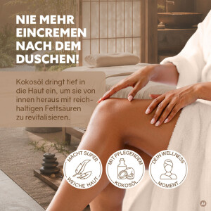 Puremetics Dusch-Fluff 3in1 Einklang: Herbstapfel, Veilchen & Zedernholz