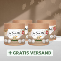 Puremetics Dusch-Fluff 3in1 Einklang: Herbstapfel, Veilchen & Zedernholz