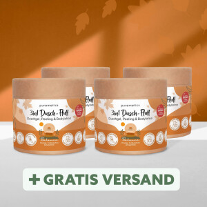 Puremetics Dusch-Fluff 3in1 Balance: Orange, Tonkabohne & Kaschmir